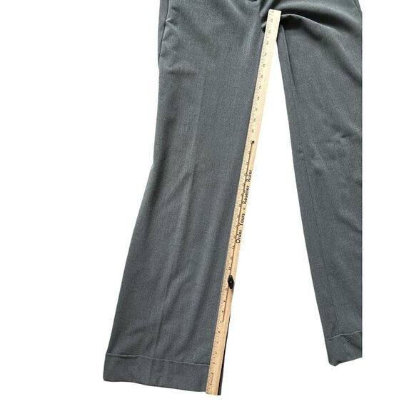 New York & Company Pants Womens 2 Tall Gray Wide Leg Stretch Dress Office Wear - Picture 7 of 8